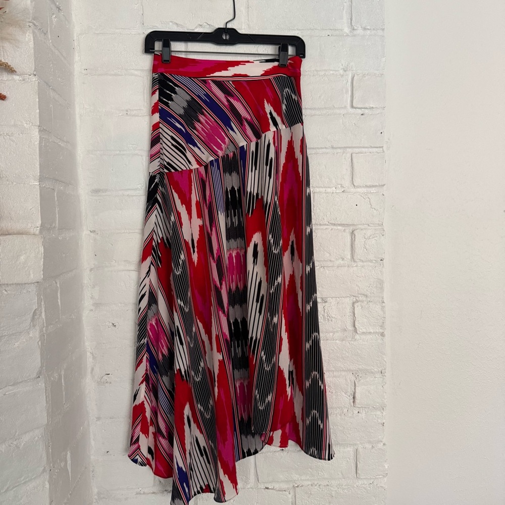 π Karen Millen Abstract Print Midi Skirt β NWT (Size 4 US / 8 UK) $90 - Picture 1 of 12